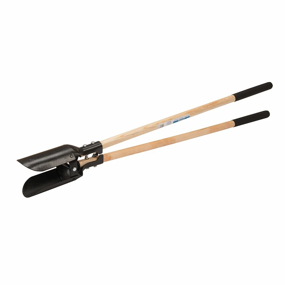 Silverline Tools 555508 Pala robusta para cavar postes, Negro