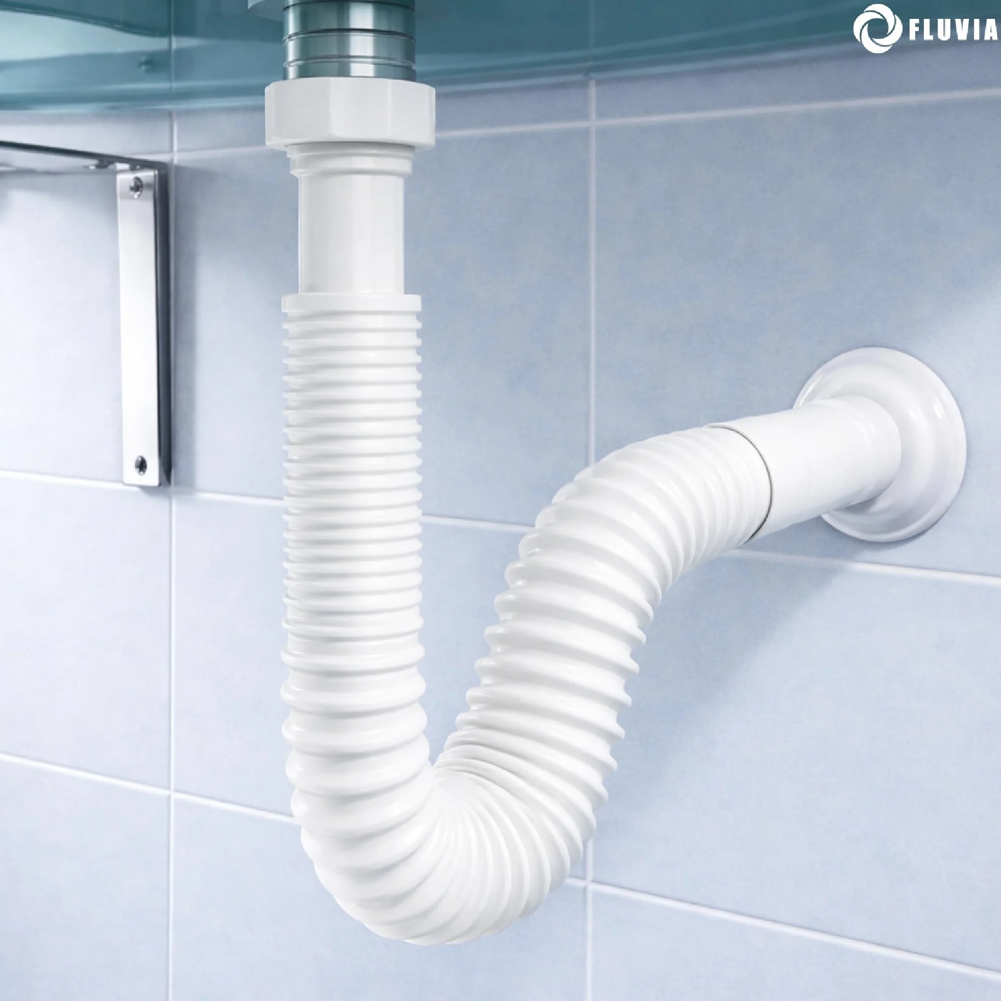 Tubo Flexible Universal para Lavabo Fregadero Cocina 1 1/4" y 1 1/2" 32 40 mm PVC Resistente