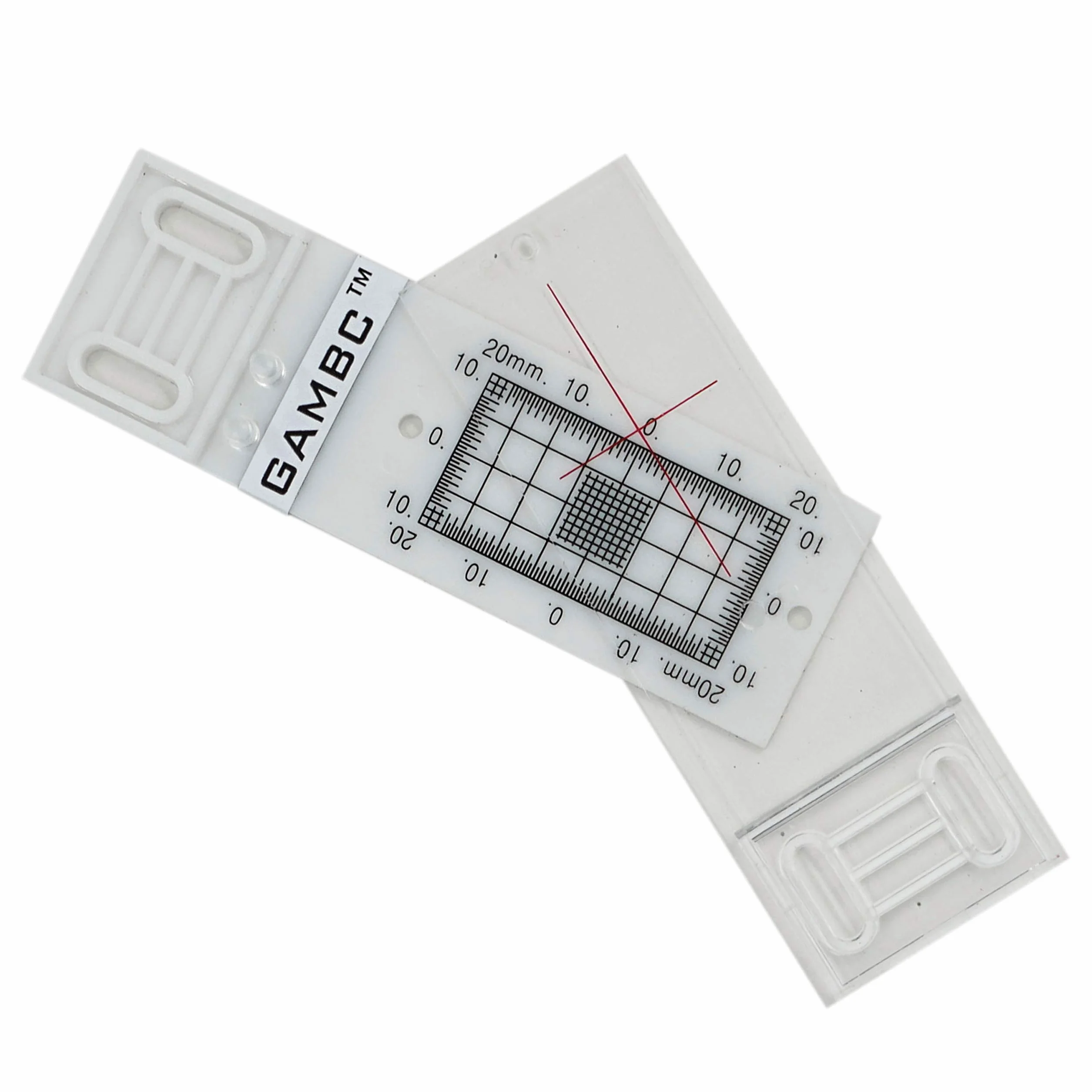3 Piezas - GAMBC® Fisurometro grietas - Medidor Manual de Grietas en Paredes - Para Medir y Registrar Lesiones y Grietas en Superficies Planas de Mampostería