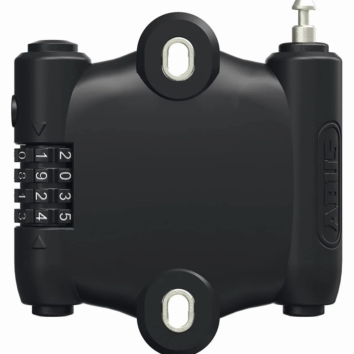 ABUS candado de cable extensible - SportFlex 2504 - candado de bicicleta para montar debajo del portabidón - candado de combinación - ligero, flexible, ocupa poco espacio - longitud del cable 90 cm