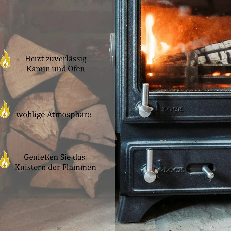 Leña de Haya 30 kg 25 cm para Estufa Chimenea Brasero