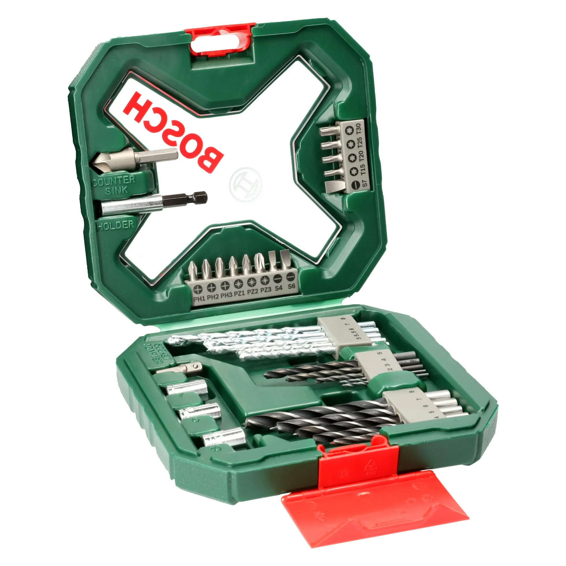 Bosch X-Line Set de puntas de atornillar y brocas 34 uds.