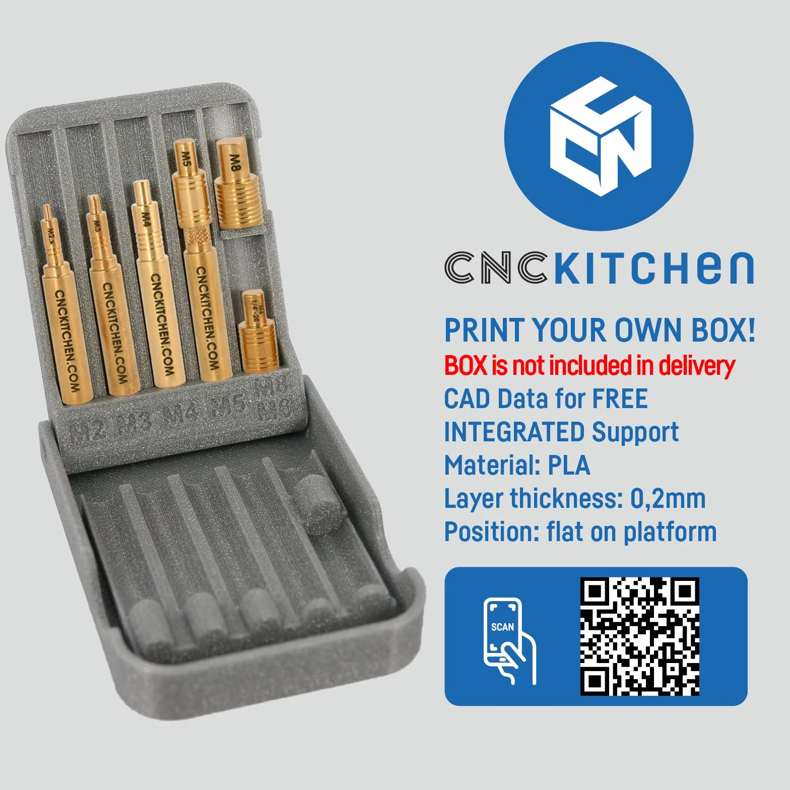 CNC KITCHEN Fusión original para, por ejemplo, Hakko FX-888 y otros (estándar 900M o T18), M2-M8, sin plomo ni cadmio