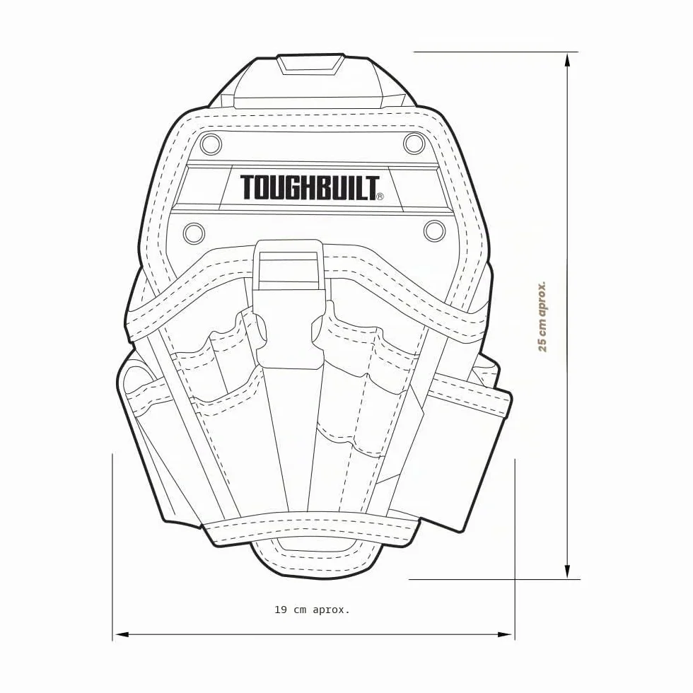 FUNDA TALADRO (GRANDE) TB-CT-20-L TOUGH BUILT