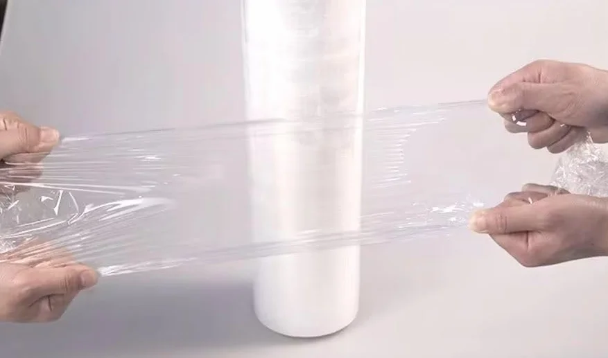 Film Transparente para Embalar | 50cm de Ancho x 200 Metros de Longitud | Rollo de Film para Embalaje Industrial y Paletizar, Plástico de Alta Elasticidad y Resistencia. (6 UNIDADES)