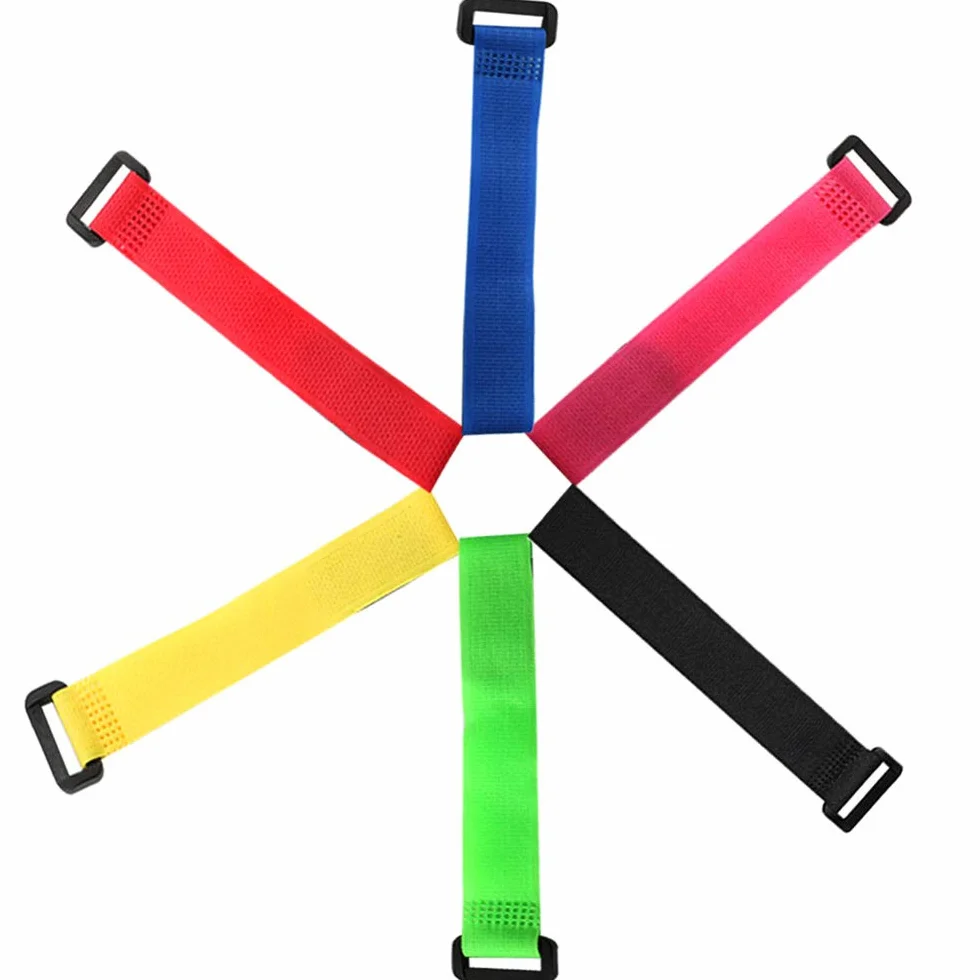 30 Piezas 20 X 2 cm Cable Ties, Reutilizables Cables Ataduras, Gancho Bucle Correas, Cable Organizador (Negro, Rojo, Naranja, Azul, Verde, Rosa)