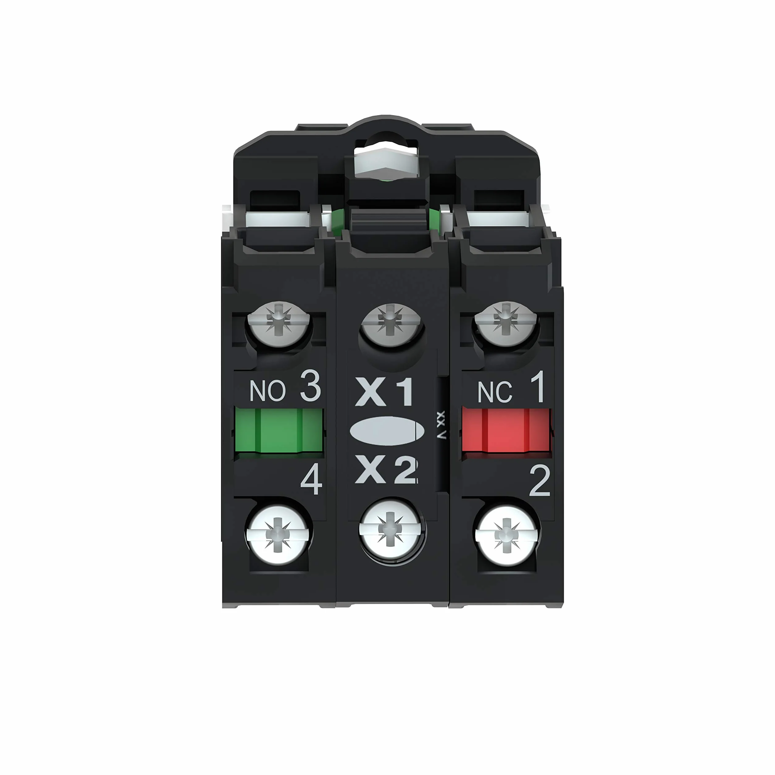 Schneider Electric XB5AW31M5 Pulsador Luminoso, 1NA+1NC, 220-240V, 22mm Ø, 57mm x 30mm x 42mm, Blanco