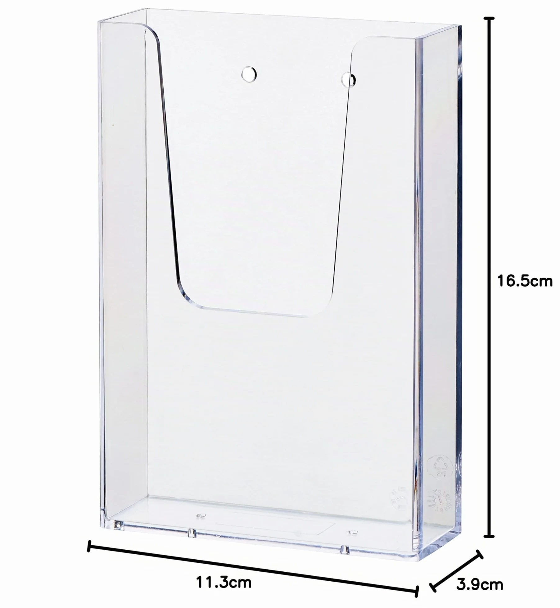 Helit portafolletos de pared The Help Wall 1 x 1/3 DIN A6 transparente