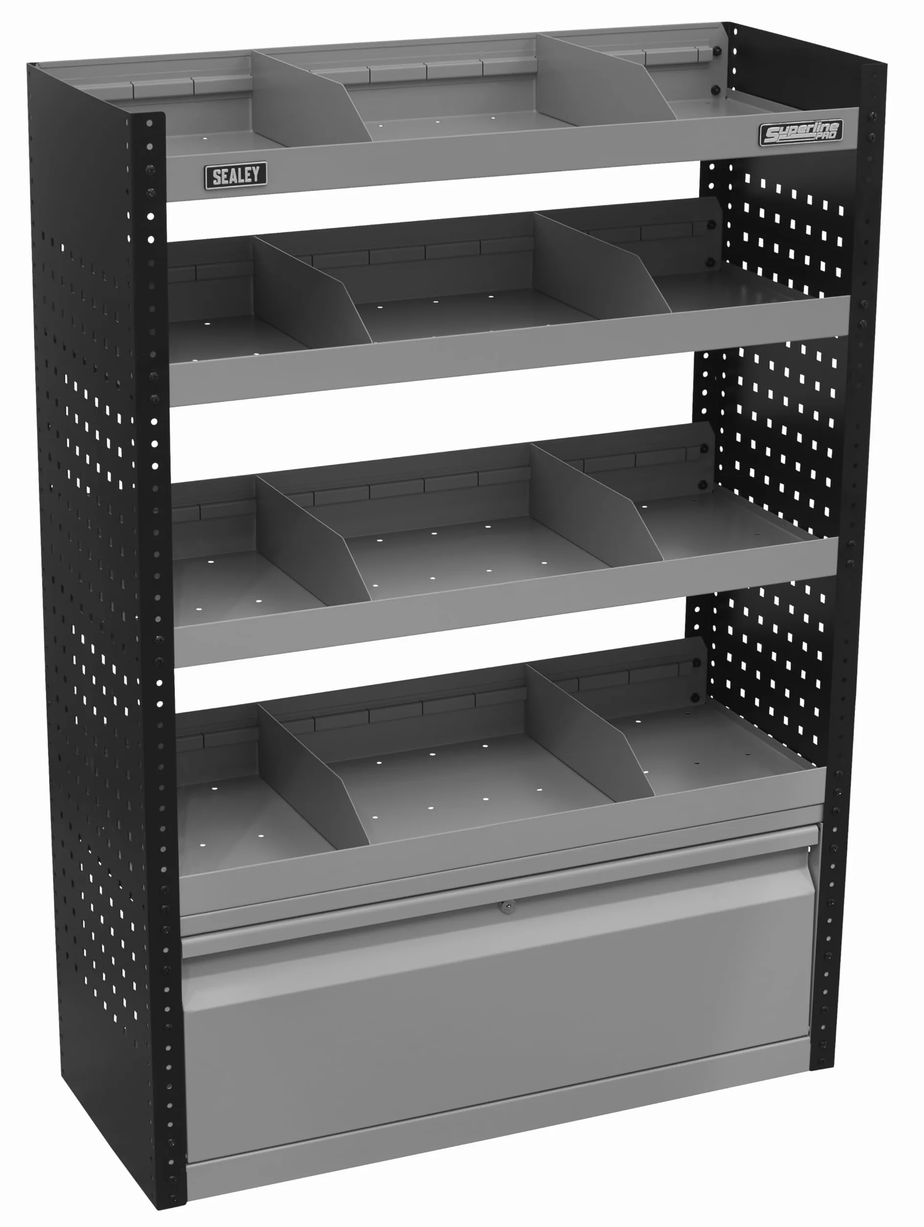 Sealey Sistema Modular de Almacenamiento para Furgoneta con Estante Plano - APMSVCOMBO1