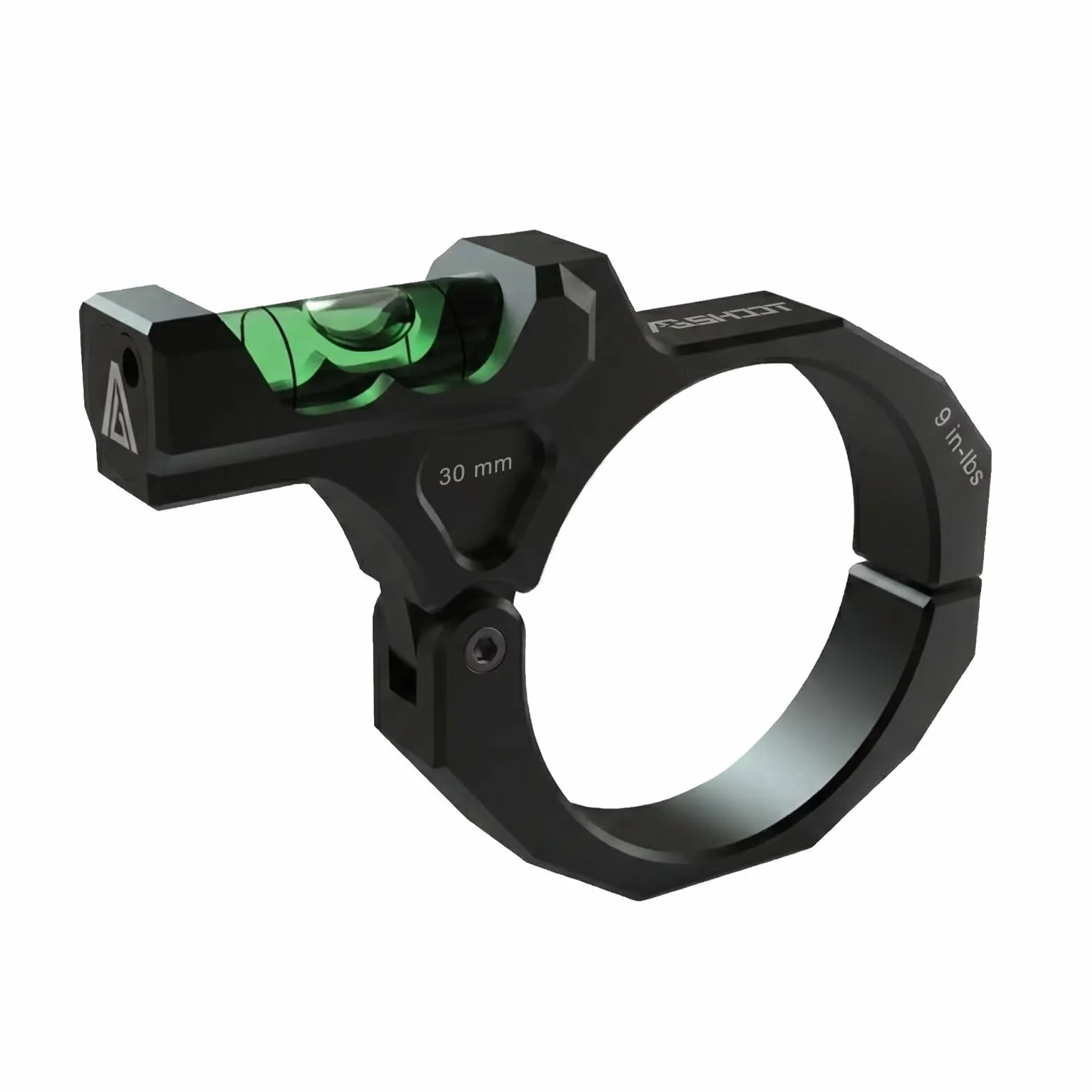 Nivel de Burbuja de Precisión AGSHOOT, Sistema Anti-Inclinación para Tiro de Larga Distancia y Competición | Compatible con Tubos de 30mm - Indicada Únicamente para Actividades Deportivas