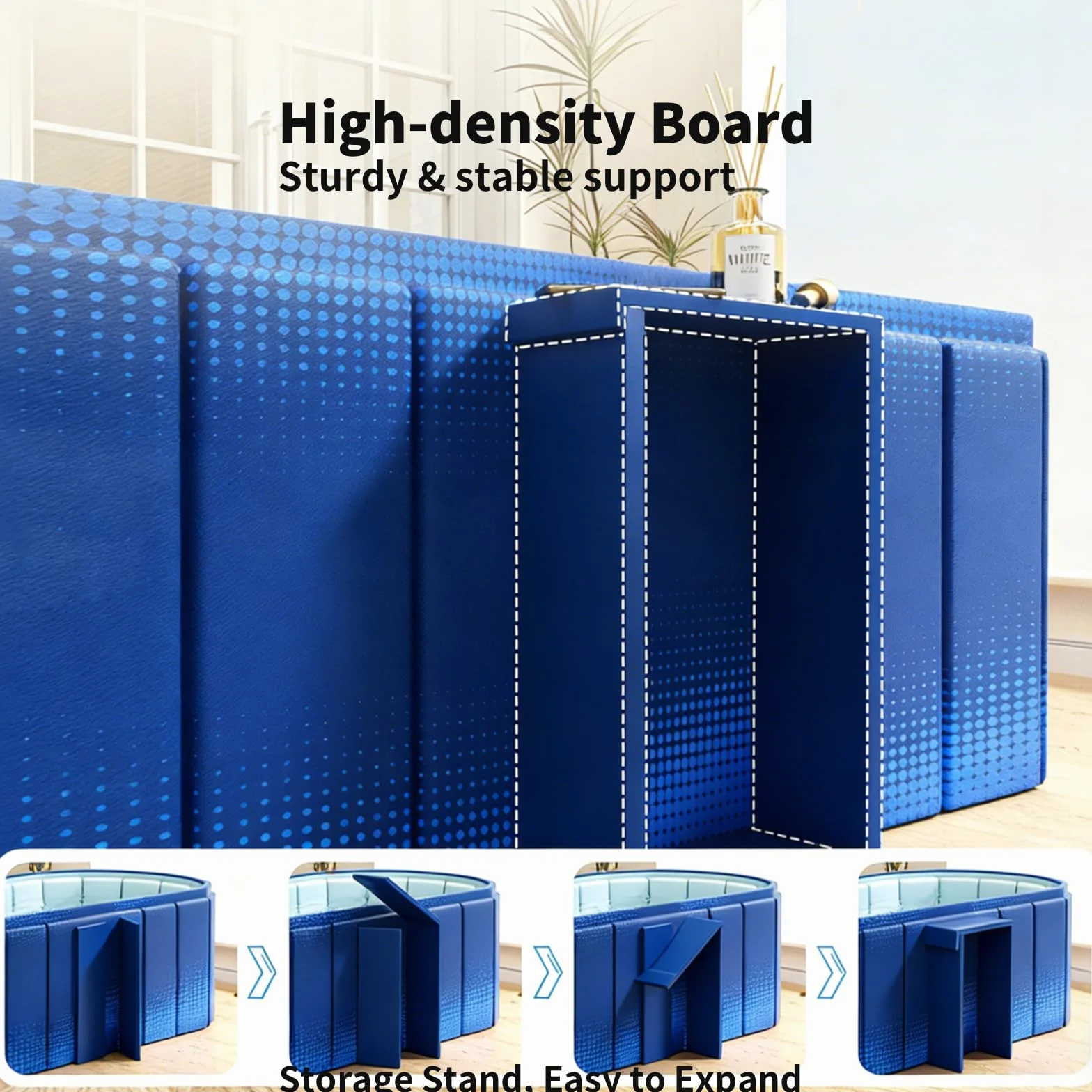 XUDREZ Bañera portátil para adultos, plegable, de pie, con estante de almacenamiento, bañeras de hielo caliente independientes, spa japonés, sauna, plegable, azul, 1,2 m