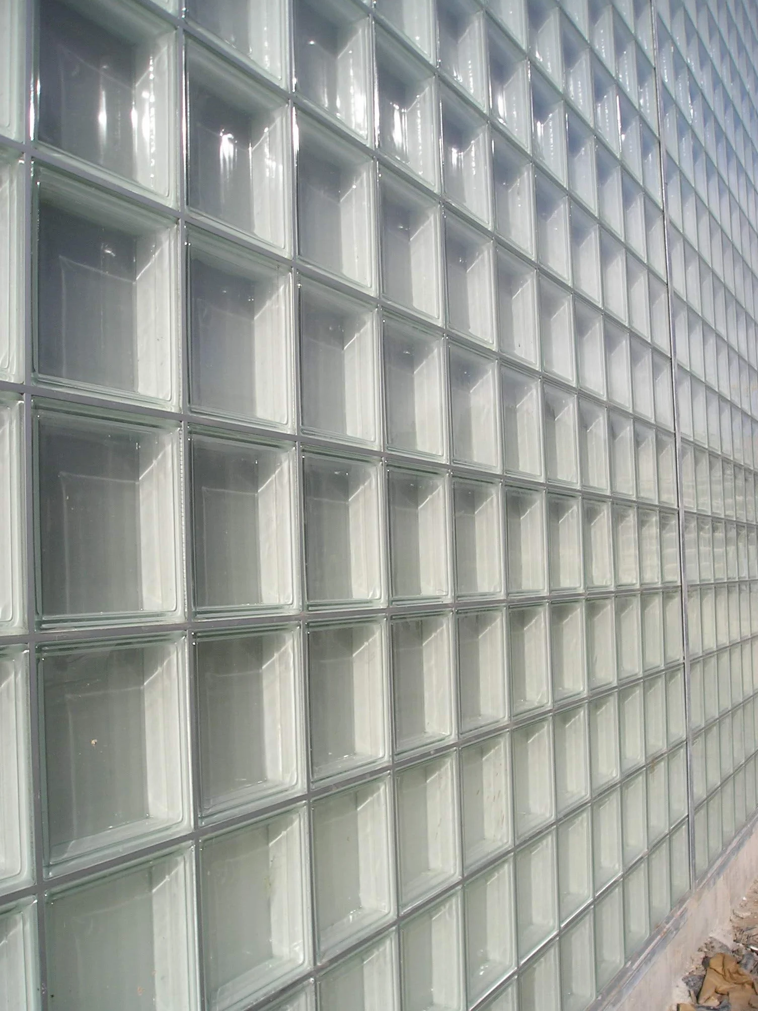 Bloque de vidrio Bormioli Rocco Pure Liso Transparente | cm 19x19x8 | Unidad de venta 1 caja de 6 pzas