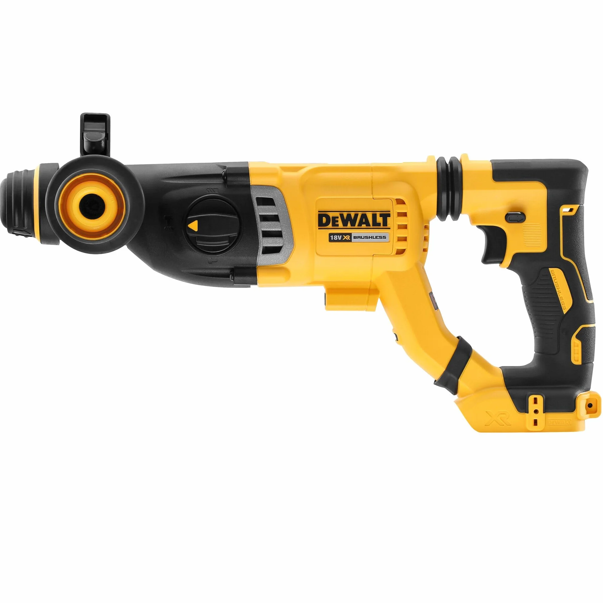 DEWALT DCH263N-XJ - Martillo combinado Dewalt SDS-plus XR de 18V, Motor sin escobillas para diversas aplicaciones de perforación y trabajos de cincelado ligero, 3J, No incluye batería ni cargador.