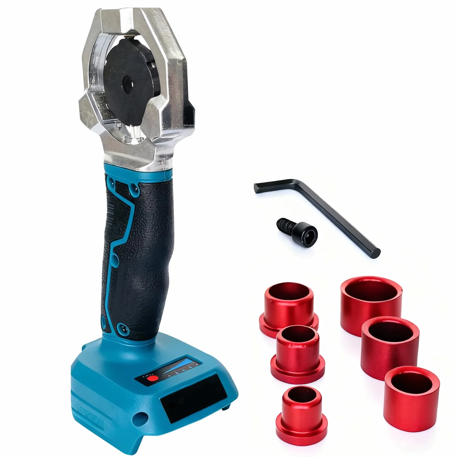 Soldador de Plastico,Máquina de Soldadura de Tubos PPR,compatible con Makita,Máquina de Soldadura de Plástico de Fusión Caliente,Tres Cabezales de Corte 20/25/32 mm,para Tubos PPR,PB,PE