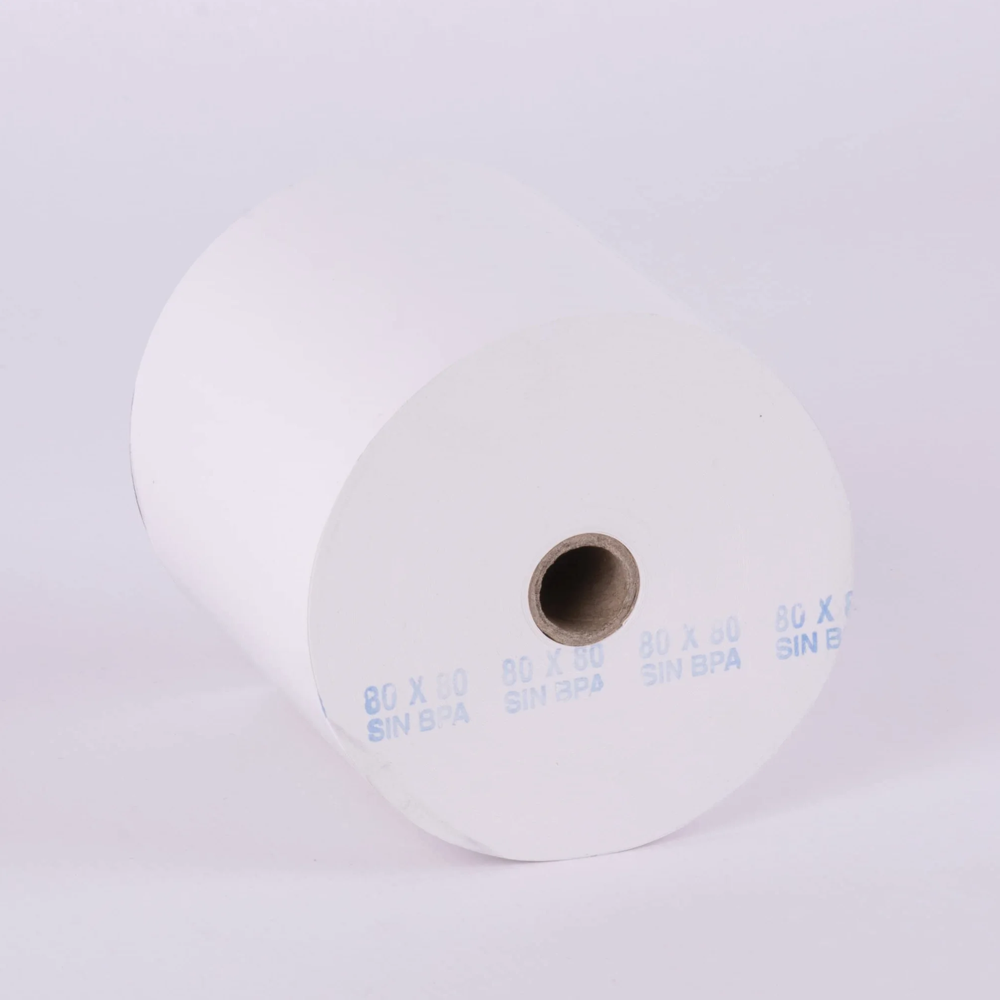 APLI 13320 - Pack de 8 Rollos de Papel Térmico de 80 X 80 X 12 Mm - Papel para Tickets de Datáfonos, Cajas Registradoras y Tpv - Sin Bpa