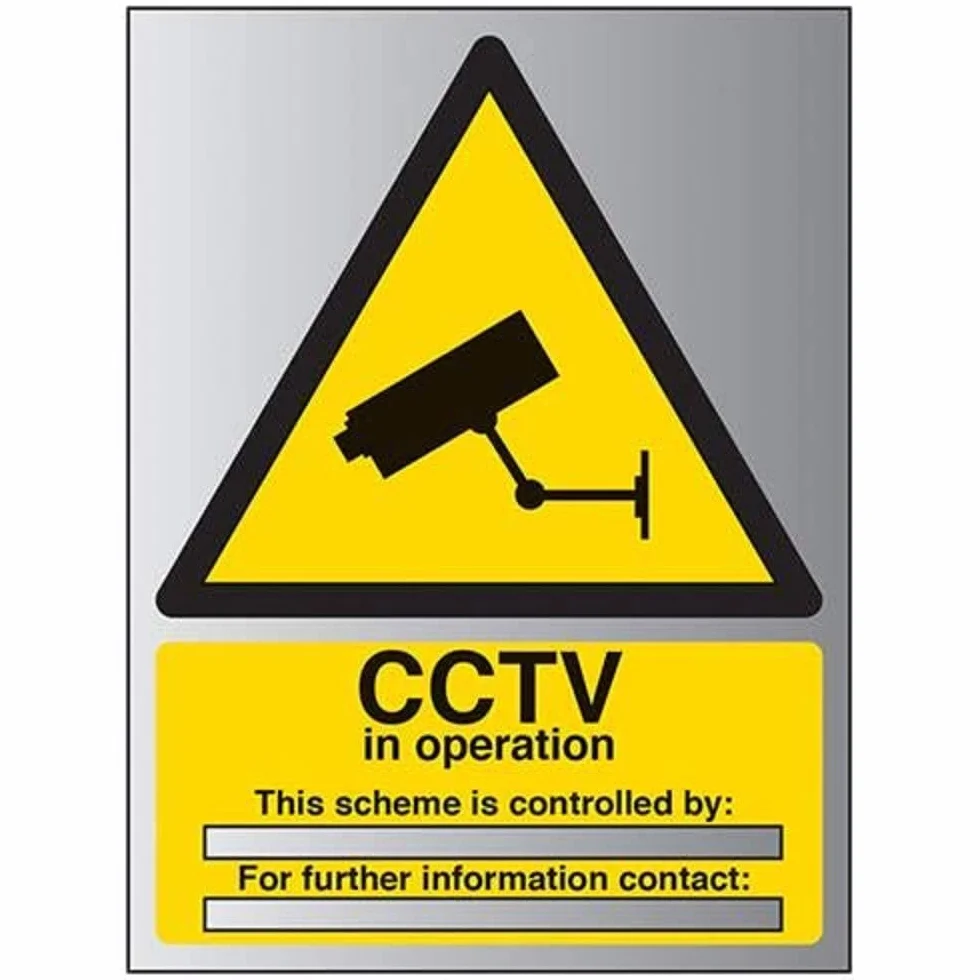 V Safety 6E032BC-R1ABRSH 300 mm x 400 mm – 1,6 mm de plástico rígido de Aluminio, Negro