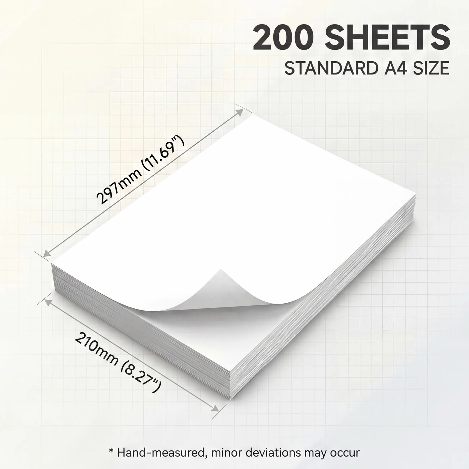 200 Hojas Papel térmico A4 plegable, de secado rápido, compatible con la mayoría de impresoras térmicas A4,papel impresora termica ideal para documentos, webs y fotos.