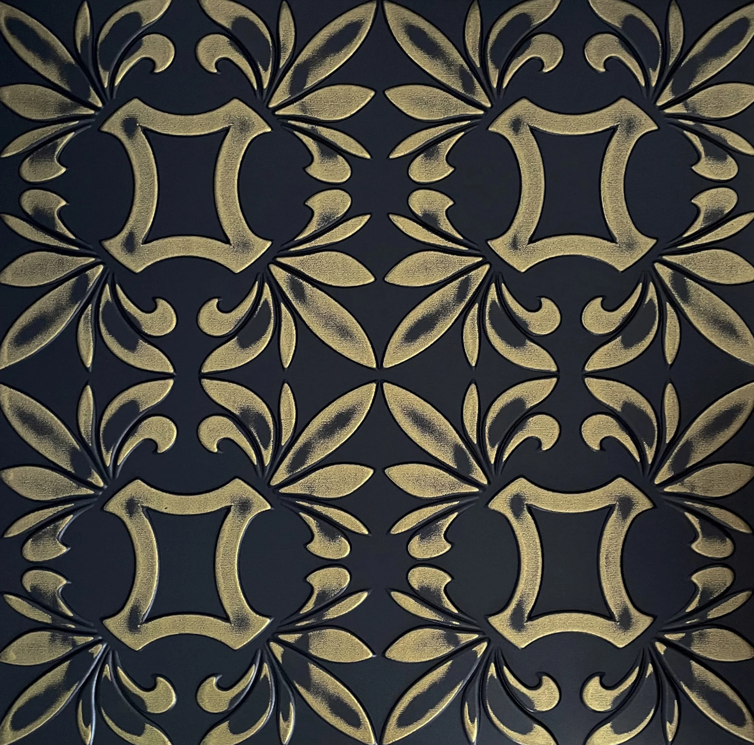Retro Vintage Paneles de techo de blando poliestireno XPS PSE, Revestimiento de techo imitación madera, Decorar de pared 50x50cm espesor 2mm(4 m² = 16 piezas) (Retro 112)