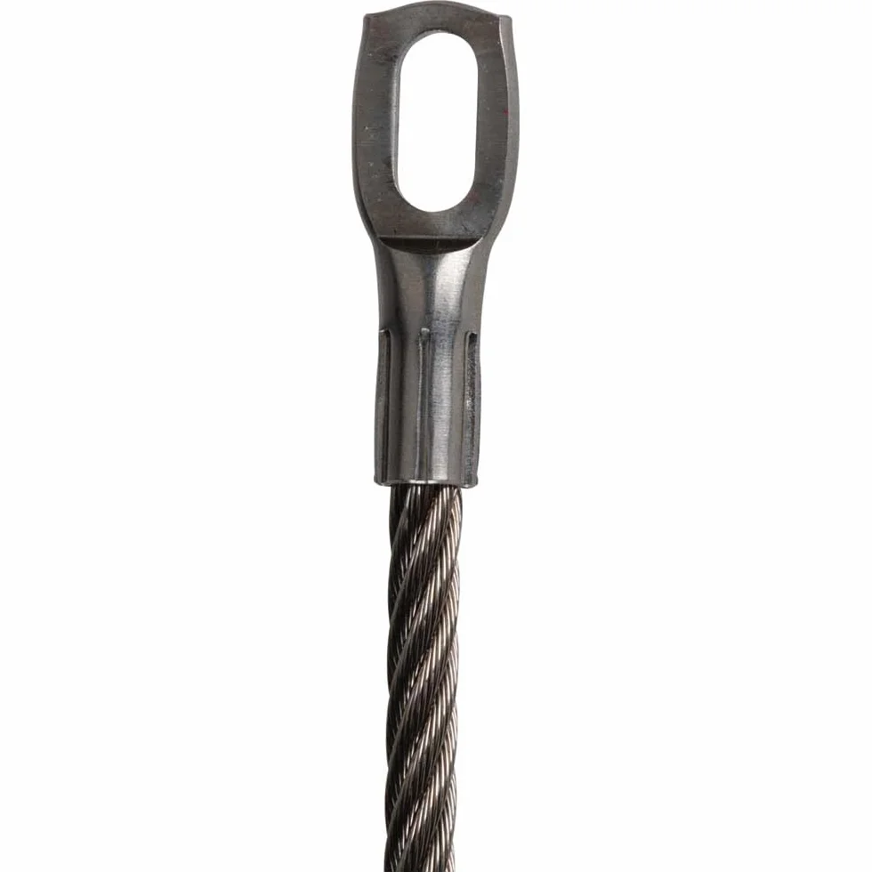 Klein Tools 50611 Extractor de alambre magnético, encuentra y tira de cables de alambre detrás de paredes o espacios reducidos, líder de acero inoxidable, imán de tierras raras