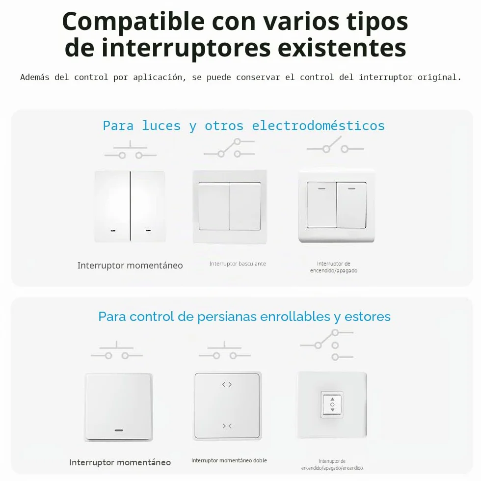 SONOFF Módulo de interruptor de cortina inteligente WiFi de 2 vías con relé dual para cortinas motorizadas, persianas, persianas, funciona con Alexa, no requiere concentrador, DUALR3 Lite