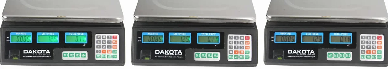 Báscula electrónica industrial con pantalla digital, 40 kg, de acero, plataforma de 33 x 23 cm, comercial