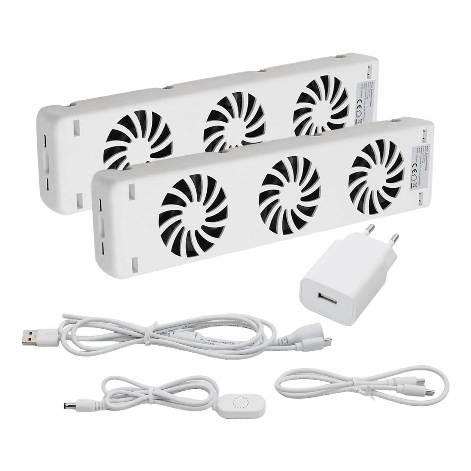 Ventilador de radiador, ventilador de calefacción, 2 ventiladores de radiador MXRV-S02 Ventilador de chimenea magnético inteligente, ventilador de radiador (kit de expansión)