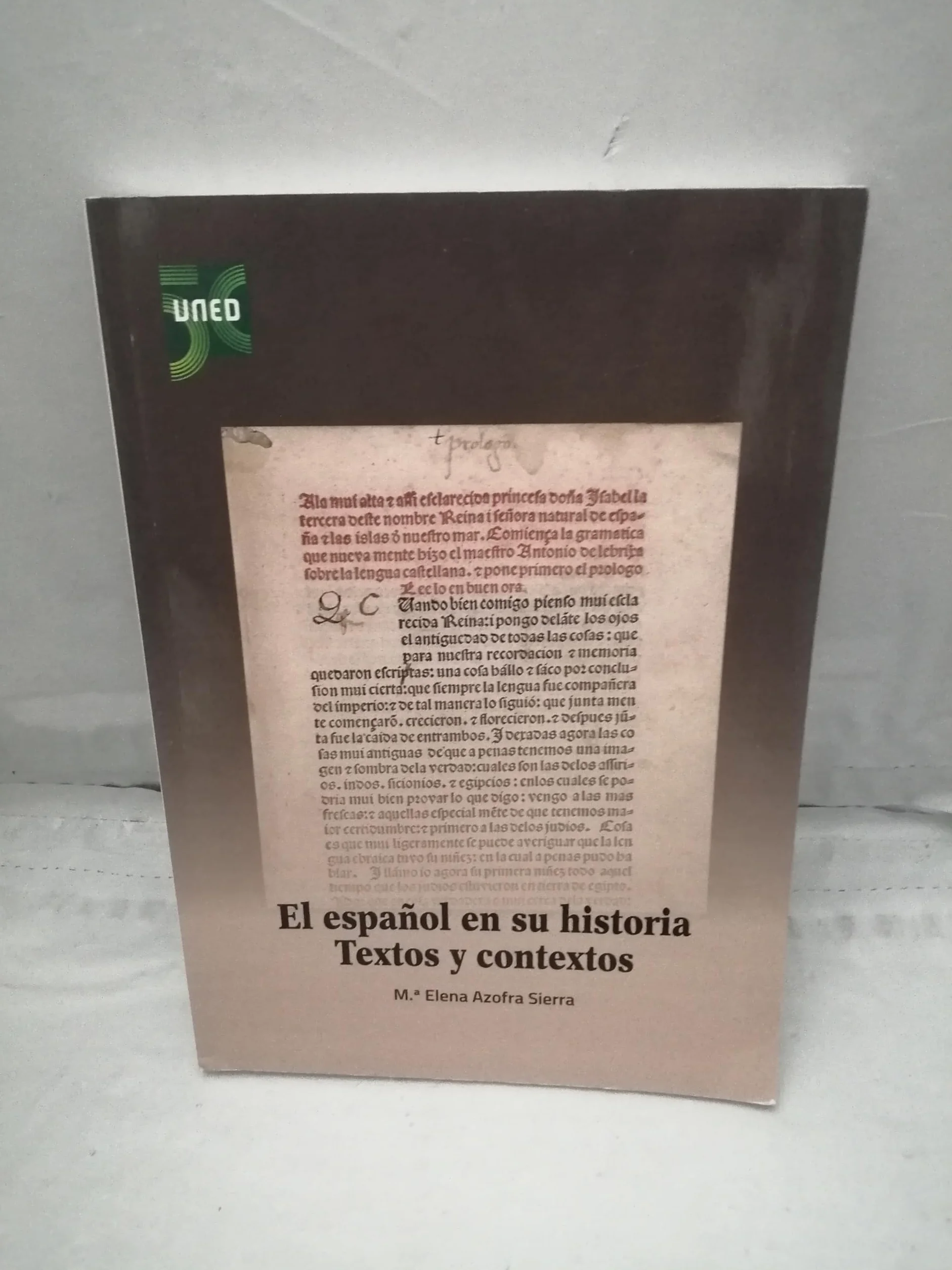El español en su historia. Textos y contextos (GRADO)