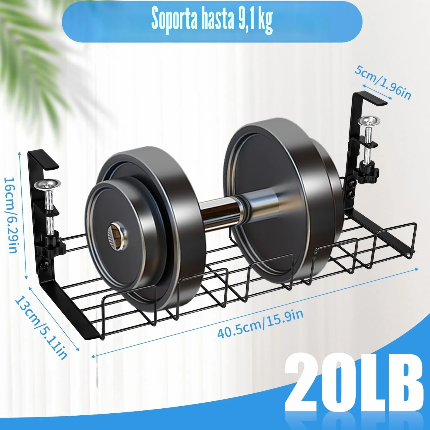 Bandeja de Gestión Cables Debajo Mesa Escritorio Gaming,Organizador de Cables,Accesorios para Almacenar y Esconder Cables, Regleta de Soporte para Ordenador,Oficina (1 Piezas)