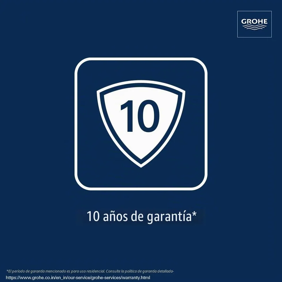 GROHE Skate Cosmopolitan Escudo, Pulsador para WC, Blanco alpino, 156 x 197 mm, 38732SH0