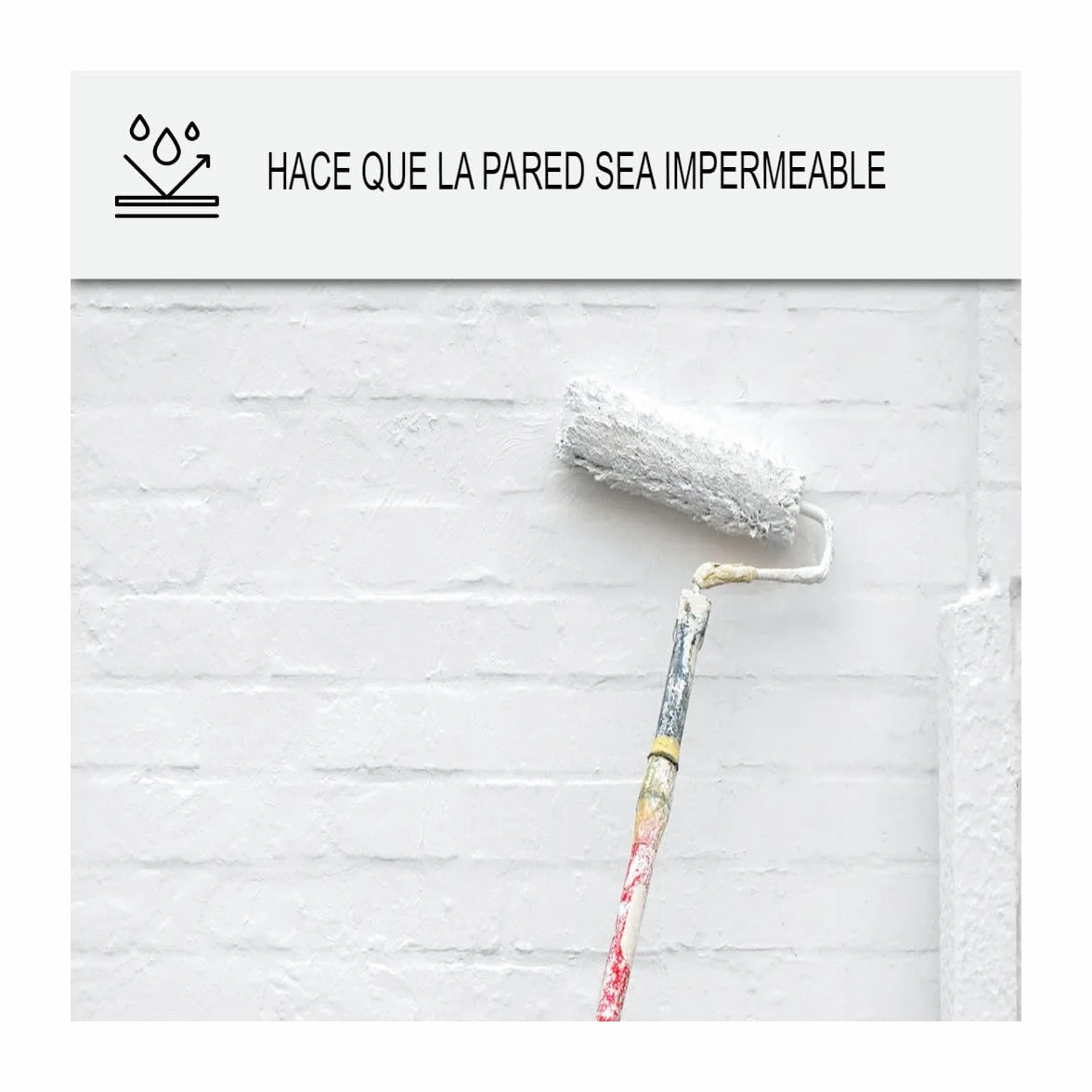 Pintura anti humedad para paredes húmedas de baño o sótano: ARCASCREEN ANTI HUMEDAD - 0.75 L (hasta 3m²) - ARCANE INDUSTRIES