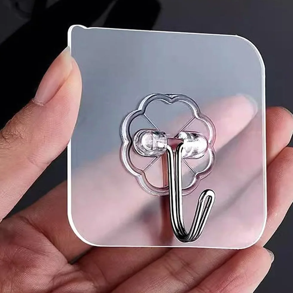 PAIDASHU Ganchos autoadhesivos, Ganchos para Colgar, Colgadores Adhesivos Resistentes, Paquete de 25 Ganchos de Pared Adhesivos, Máximo 10 kg, Sin Uñas, para Baño, Cocina, Toallas y Más
