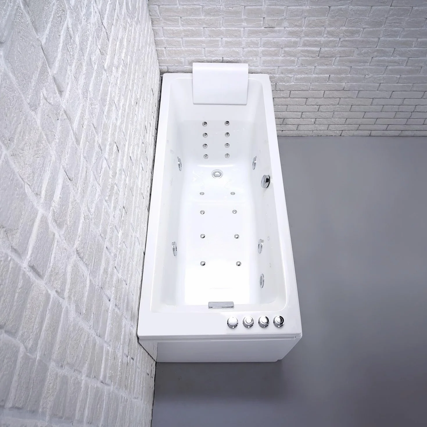 SPALINA TENZO Wave - Bañera de hidromasaje Clásica L. 170 x l. 70 cm