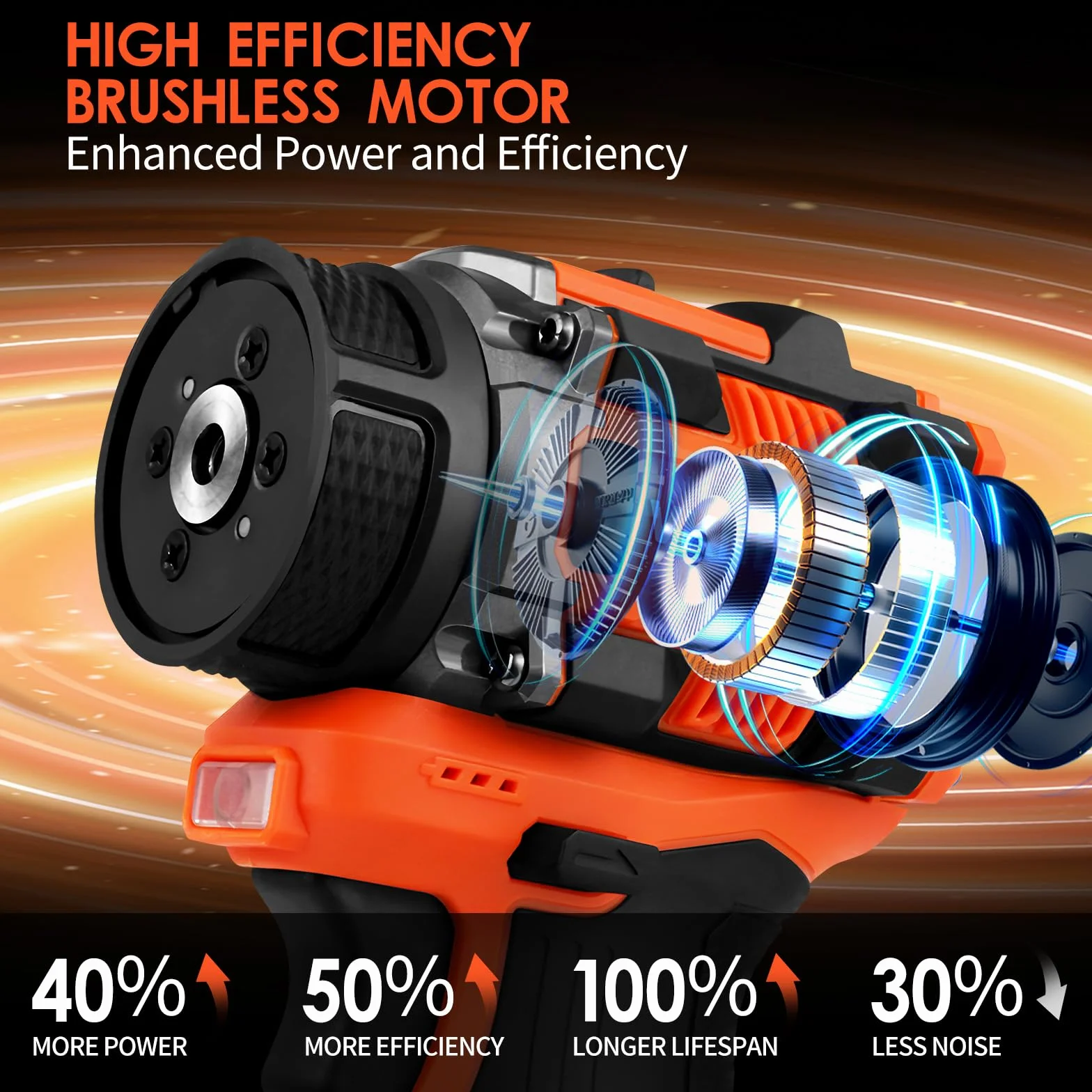 Lijadora pequeña sin escobillas con 36 papeles de lija, lijadora inalámbrica de 2 velocidades variables (0-500/0-3000 RPM), batería de 3,0 Ah, lijadora eléctrica de diseño mini compacto para madera