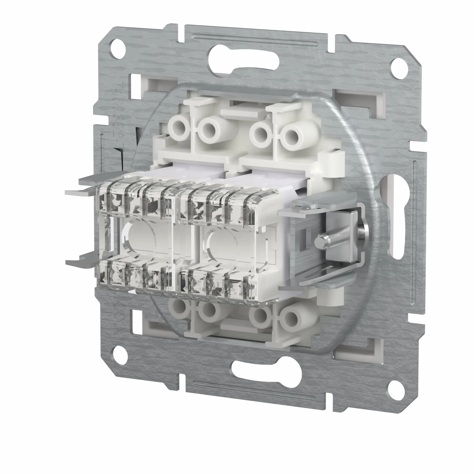 Schneider Electric Asfora EPH4870121D RJ45 Cat.6e - Enchufe de red (2 enchufes, conector de datos, IDC), color blanco