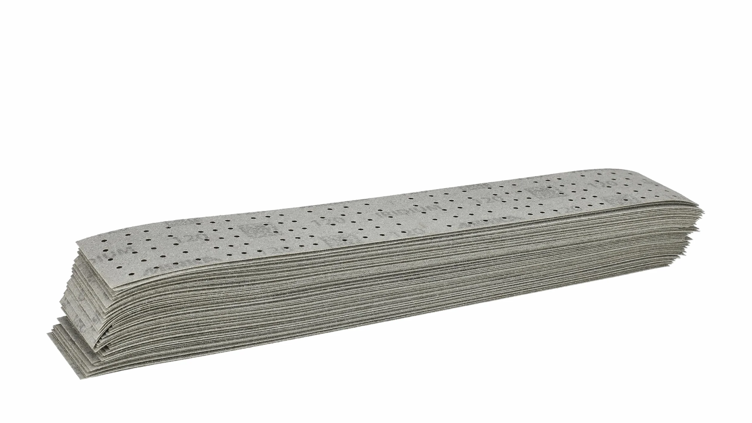 Mirka Papel de lija Iridium 70x400 mm 140 agujeros grano 120 | Perforado en el centro para mejor extracción de polvo cierre adhesivo para fácil fijación ideal para madera y acero