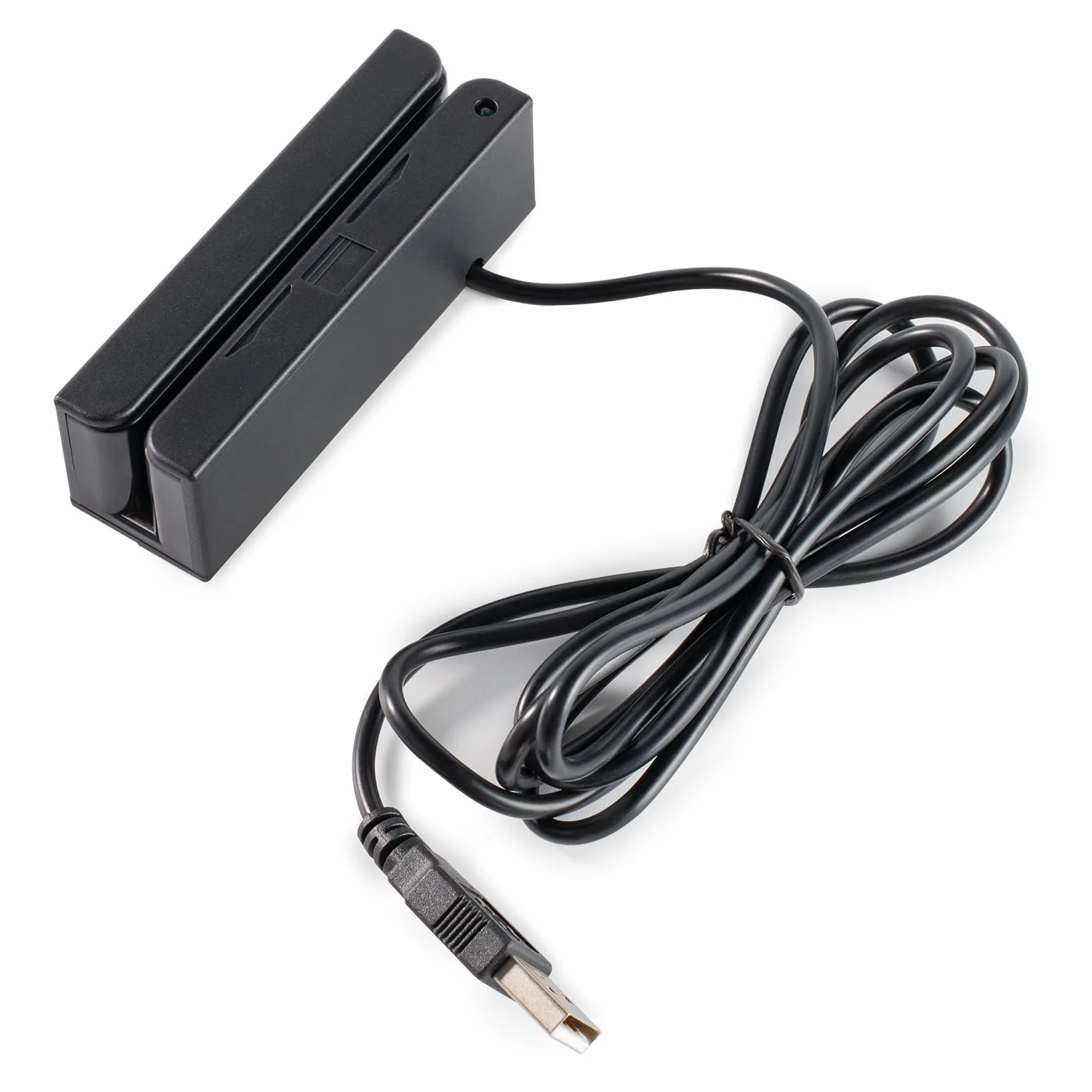 Mini MSR90-USB Lector de Tarjetas de Crédito de Banda Magnética 3 Pistas POS Control de Acceso