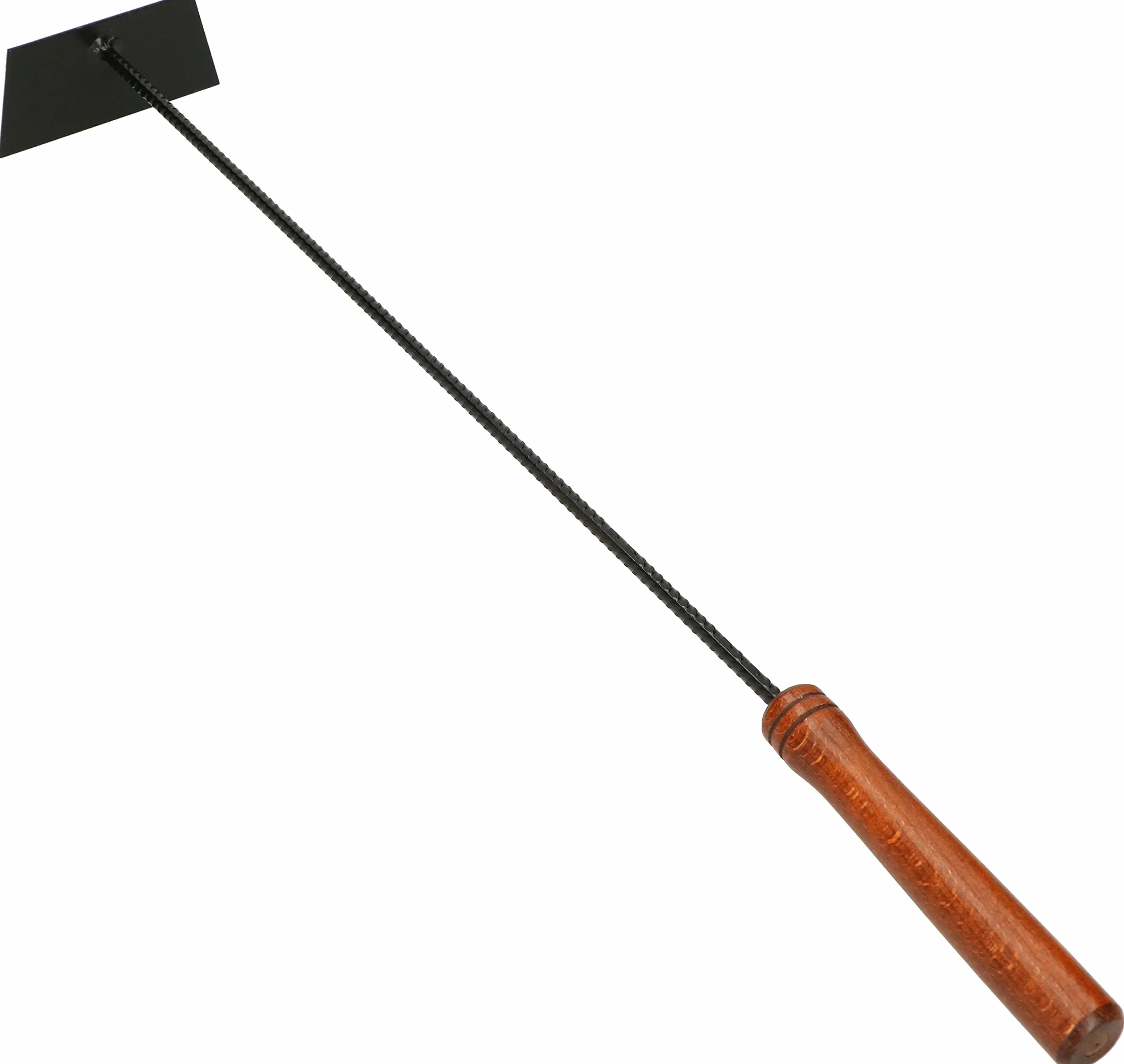 KOTARBAU Kit de 3 Accesorios para Chimenea, Pala, Atizador, Rascador de Ceniza, Metal, Mango de Madera, Negro