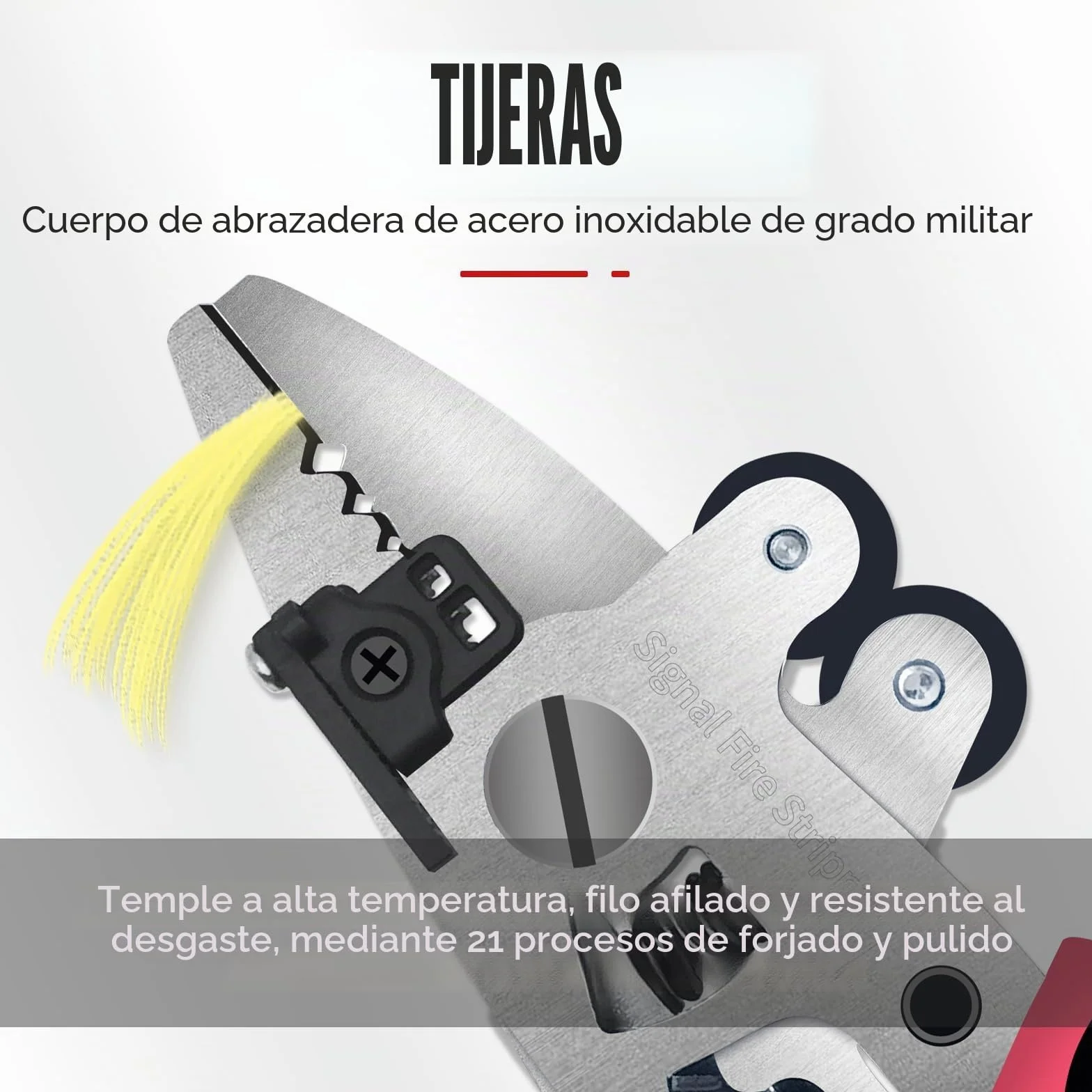 Signal fire Pelacables de fibra óptica, 8 en 1 pelacables para fibra óptica, alicates cortadores Herramientas para electricistas para pelacables, pelacables para cables de fibra