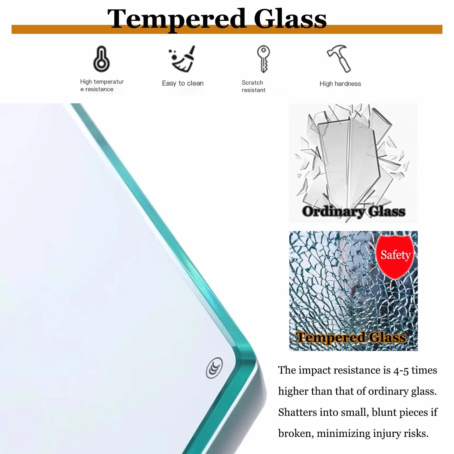 Ventana Redonda de Metal empotrada con Vidrio Templado, rotación de 360°, Eje Central y manija, ventilación e iluminación, Ventana Horizontal (Negra, 70 cm/27,6 Pulgadas)
