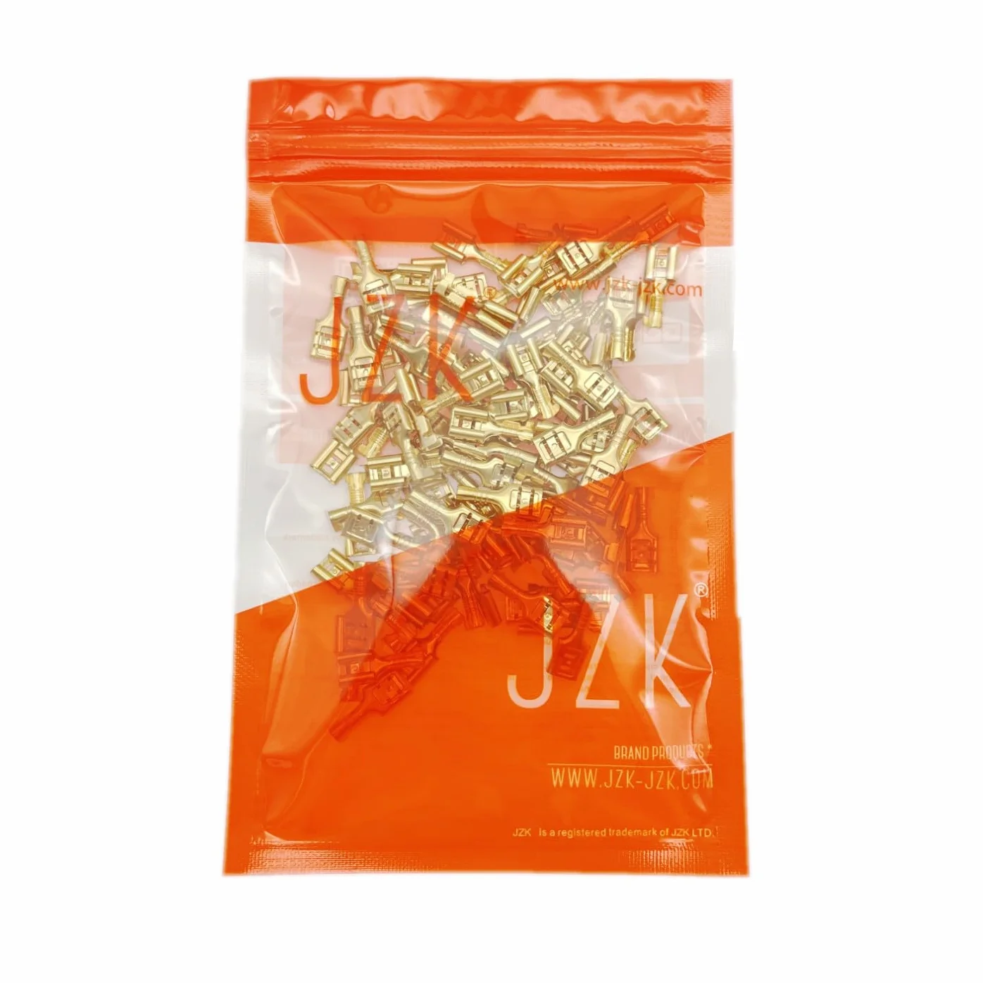 JZK 100 piezas 6,3 mm hembra terminales de engarzado de pala conectores rápido