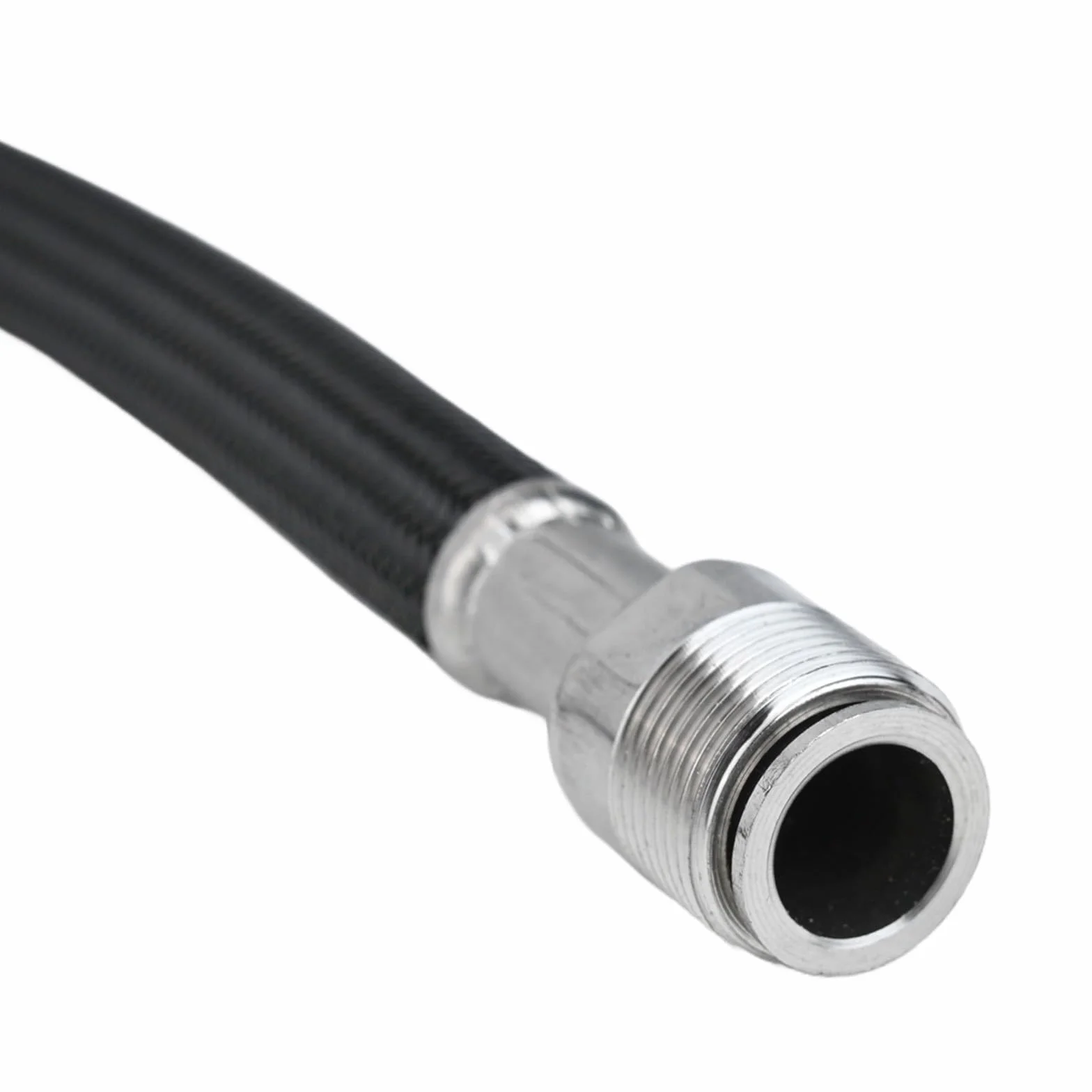 Manguera de repuesto extraíble para grifo de cocina, flexibilidad superior y características de seguridad con tubo interior de gel de sílice y capa exterior de nailon (rosca-negro)