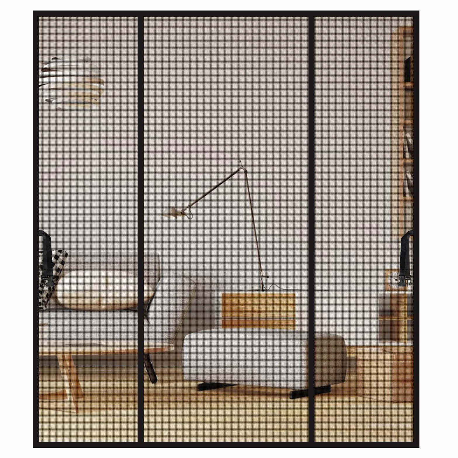 LALAGO Mosquitera Puerta Magnética 190x210cm Cierre Automático Doble Apertura Lateral