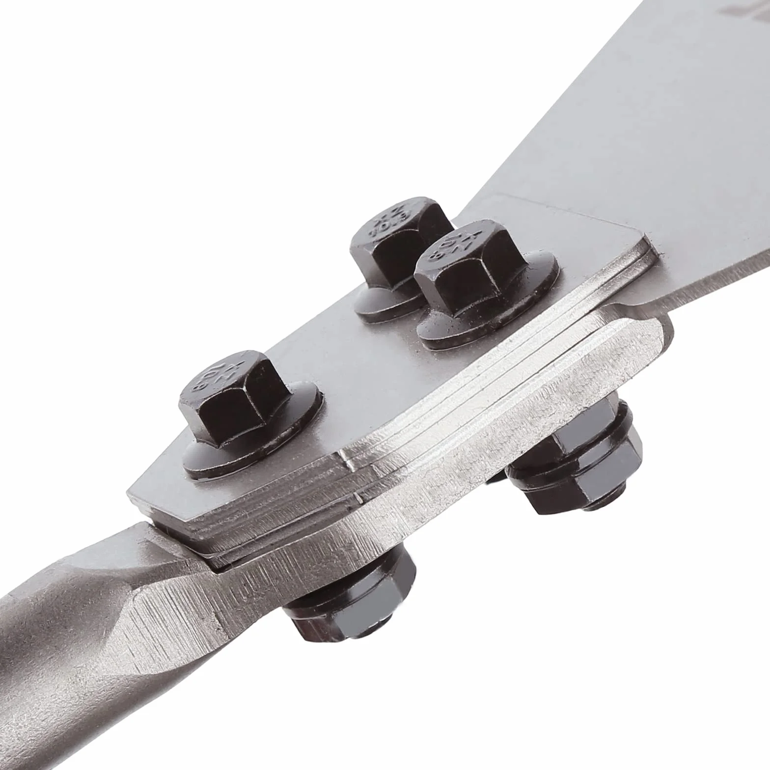 Cincel para paletas SDS Plus, rascador de suelo (300 x 125 mm, eje 40CrMo, cincel para baldosas, adhesivo de suelo, linóleo, adhesivo para baldosas