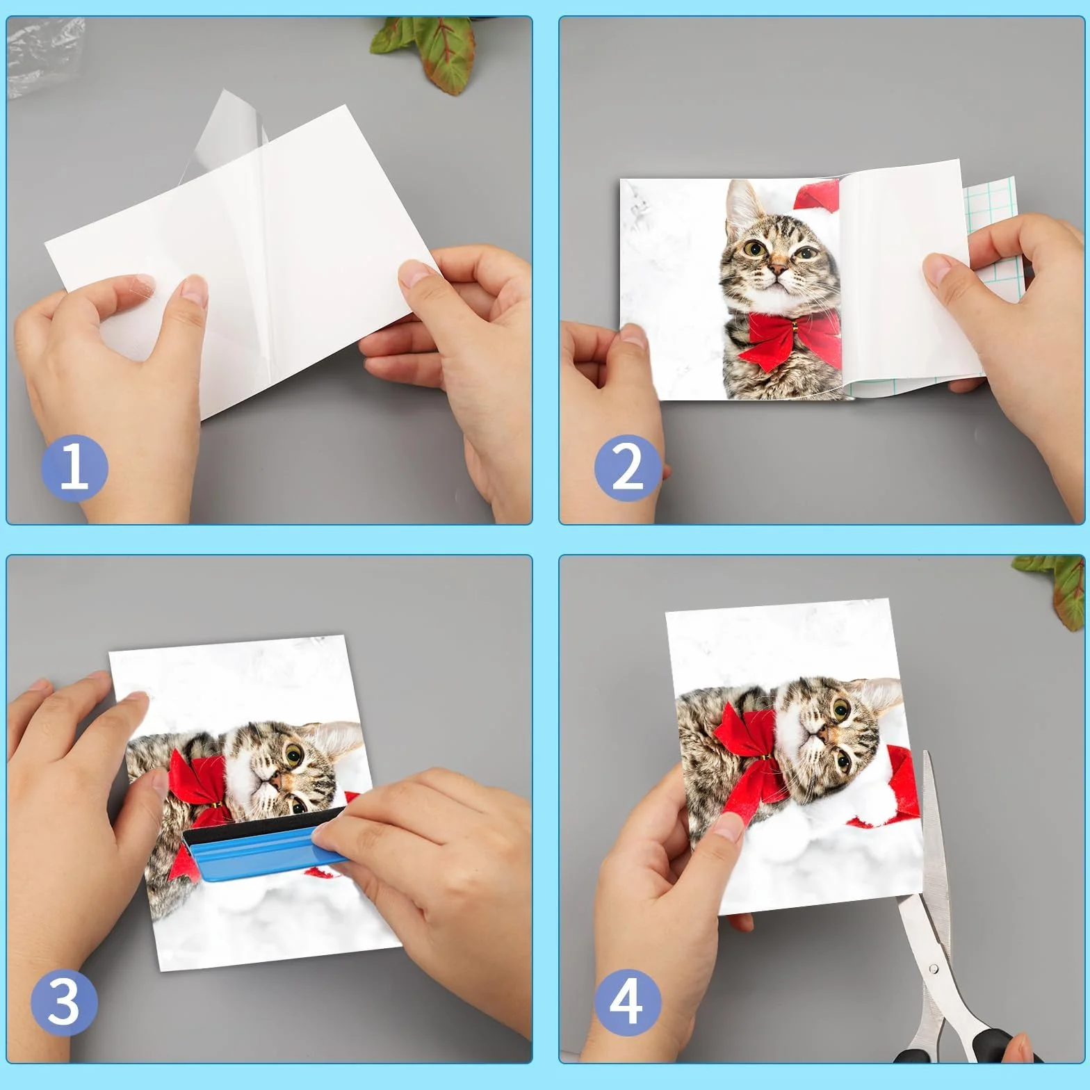Mbsomnus 20 Piezas Láminas de Plastificar Autoadhesivas A4 Transparente 30x21.3cm para Fotos Tarjetas de Visita Sin Máquina