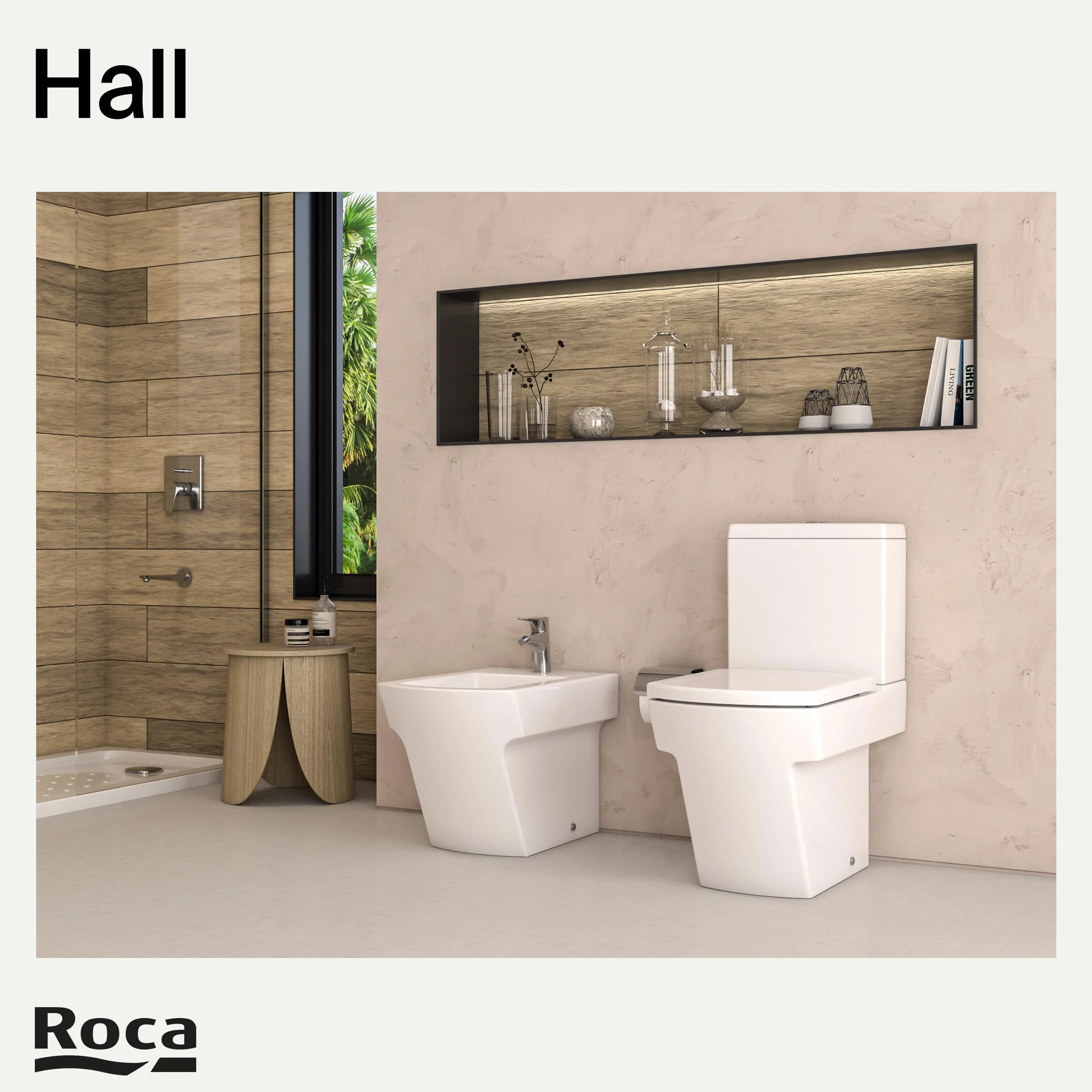 Roca Hall - Tapa y asiento para inodoro compacto con bisagras de acero inoxidable, tapadera de WC original con ajuste perfecto, recambio de tapa de váter resistente, blanco, A801620004