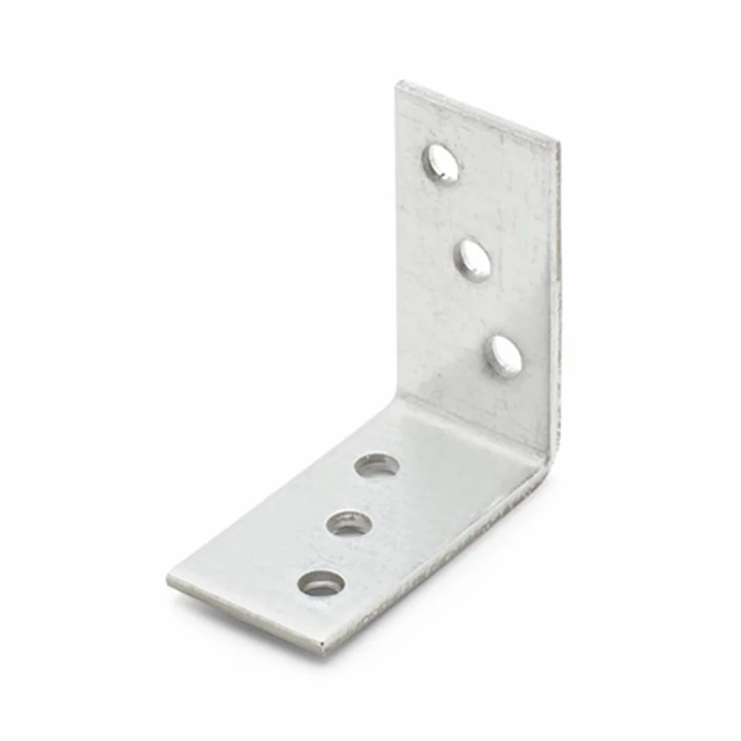 Index SCEI050504 - Escuadra de ensamblaje perforada orificios iguales galvanizada en caliente 50 x 40 x 50