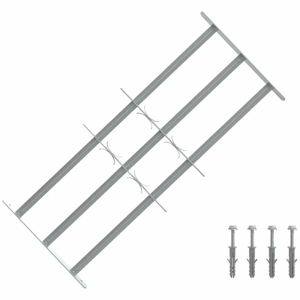 Genérico Reja de Seguridad Ajustable Ventana con 3 Barras 700-1050 mm,Bricolaje,Materiales de construcción,Ventanas,141383