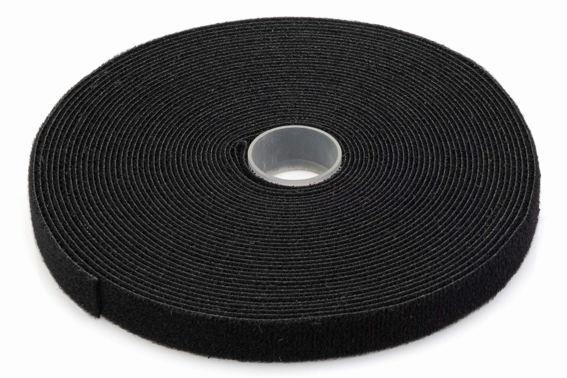 DIGITUS Cinta de gancho y bucle en rollo, organización de cables de cobre o fibra óptica, recortable, anchura 15 mm, longitud 10 m, negro