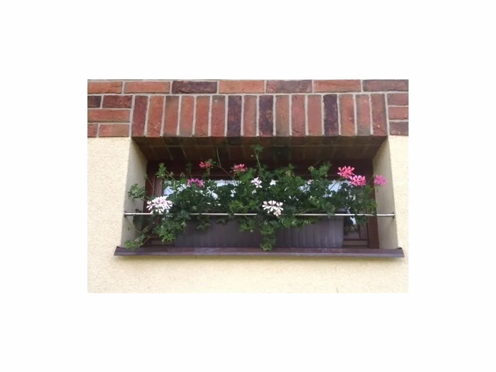 Ventana Jardín Voltaje de Muelle Acero Inoxidable 1200 mm sin Agujeros