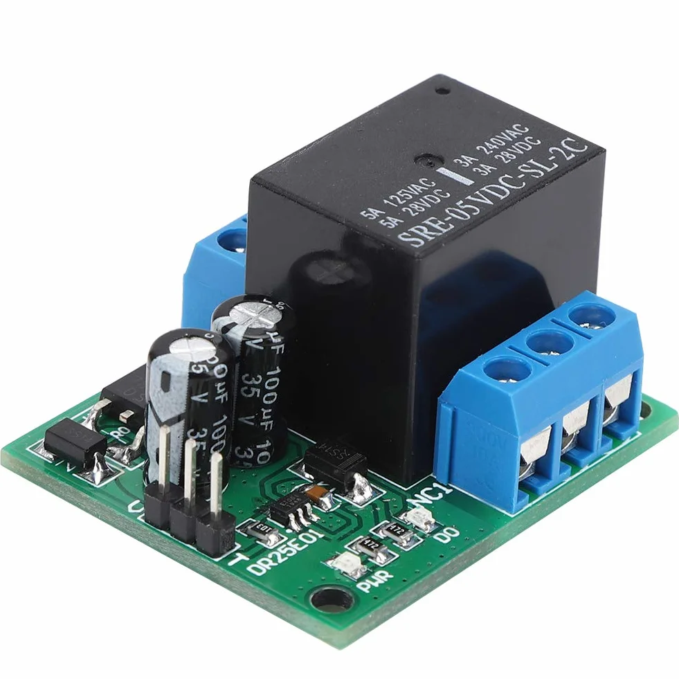 Placa del Módulo de Relé de Señal Placa de Relé Biestable de Doble Tiro Placa de Relé Biestable Voltaje de Entrada Versión de 24 V 12 V Opcional Para Accesorios de Computadoras Automotrices(Dc6-24V)